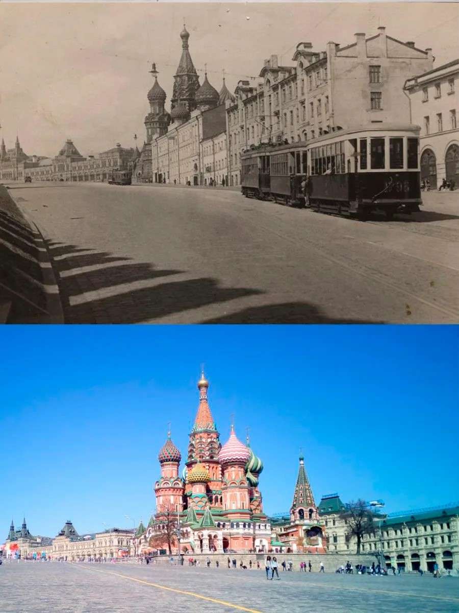 На снимках вид на Покровский собор.